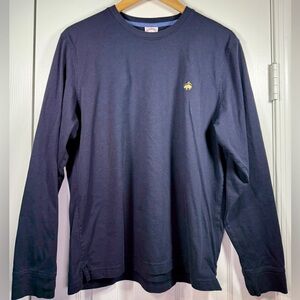Brooks Brothers Navy Blue Long Sleeve Shirt Large